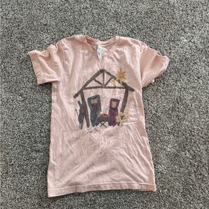 Bella Canvas Light Pink Graphic Tee